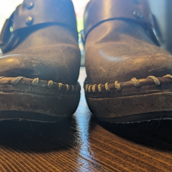 Frye Brown Leather Clogs - Picture 8 of 10